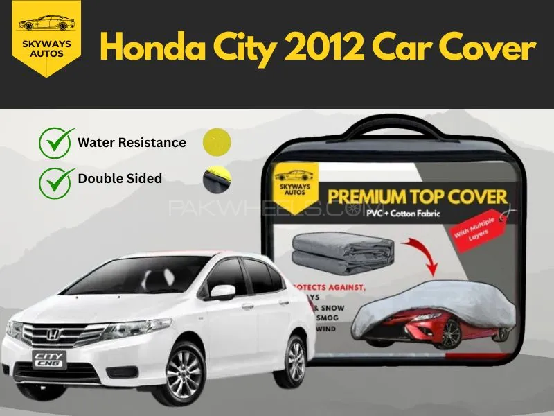Premium Car Cover for Honda Civic 2022 – Waterproof PVC & Non-Woven Fabric Car Care Image-1