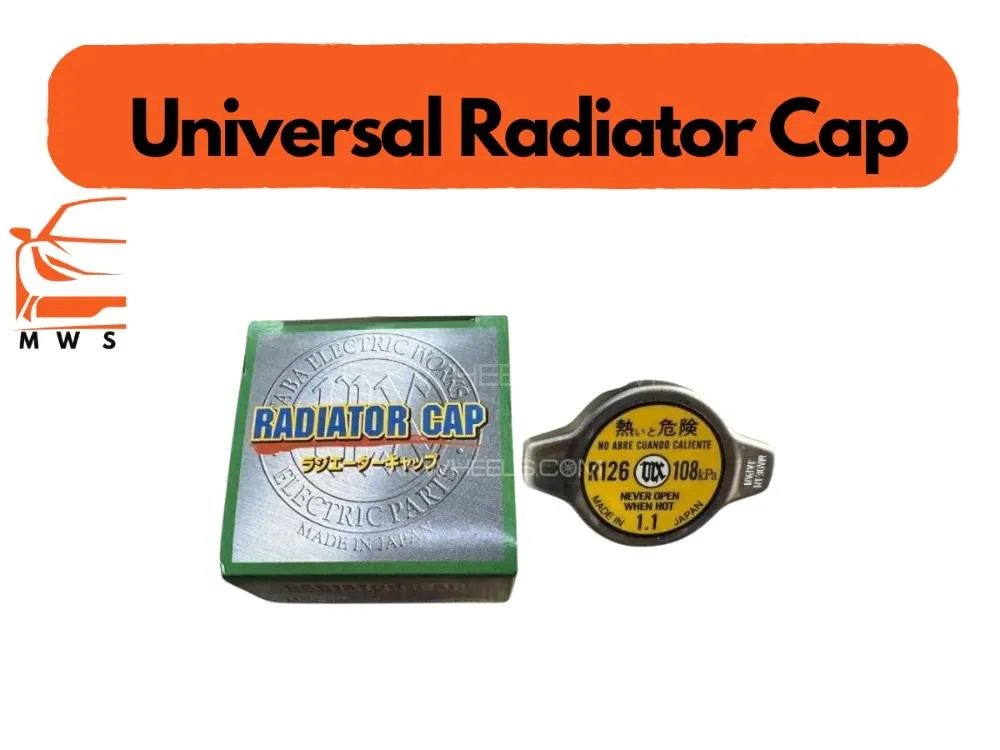 Radiator Cap R-126 Universal Made in Japan (Corolla,Honda City,Civic etc ) Image-1