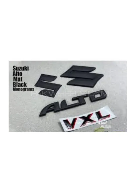 Suzuki Alto Matte Black Monograms  Image-1