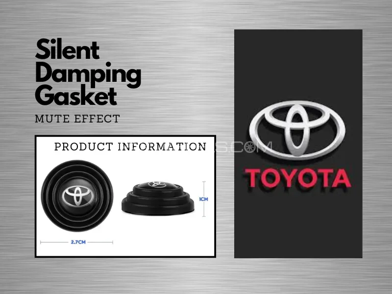10 Pcs Pcs Door Shock Absorber / Buffer Bumper Pads / Sound Insulation Rubber TOYOTA Image-1