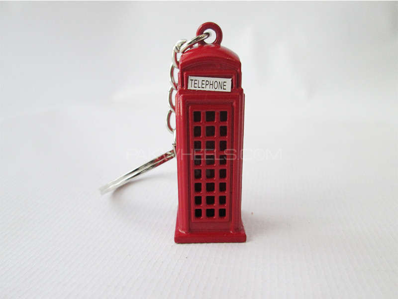 Key Chain - Telephone Booth  Image-1