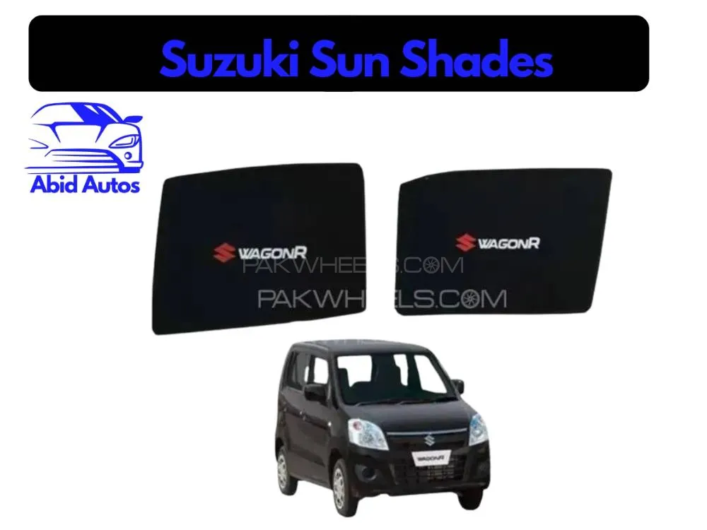 Window Sun Shades (Set of 4 Pcs) for Suzuki Wagon R (2017–2023) – UV Protection Image-1