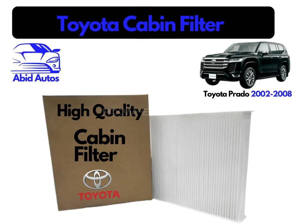 Toyota Prado 2002-2008 Premium Quality Cabin Filter - Imported Image-1