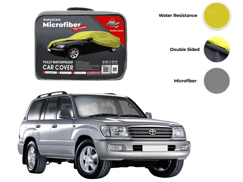  Toyota Prado FJ100 Microfiber Car Top Cover - Model 1998-2007 Image-1
