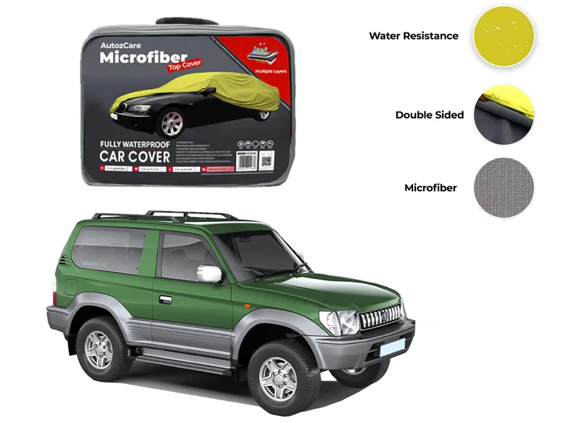  Toyota Prado FJ90 Microfiber Car Top Cover - Model 1996-2002 Image-1
