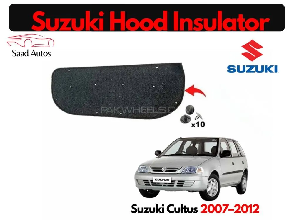 Bonnet Hood Insulator Liner for Suzuki Cultus (2007–2012) – Local Fit Cover Image-1