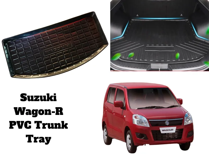 Premium Quality PVC Trunk Mat for Suzuki Wagon-R Car Rear Trunk Mat Storage Box Pad Waterproof Image-1