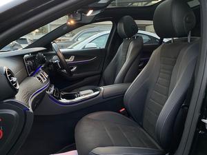 Mercedes E180 AMG
Model: 2021
Mileage: 6,000 Kn
Reg: 2021 Khi

*Apple Carplay smartphone integration
*Rear view camera
*AMG line interior & exterior
*Panoramic glass sunroof
*Active Parking Assist
*Digital instrument cluster
*Electric memory seats
*Tire pressure monitor
*Suspension for greater ground clearance
*Headliner, black fabric
*LED headlamps
*Privacy glass
*Burmester sound system
*Parking Package
*Night package
*Mirror package

Shahnawaz import and maintained

Calling and Visiting Hours 

Monday to Saturday 

11:00 AM to 7:00 PM