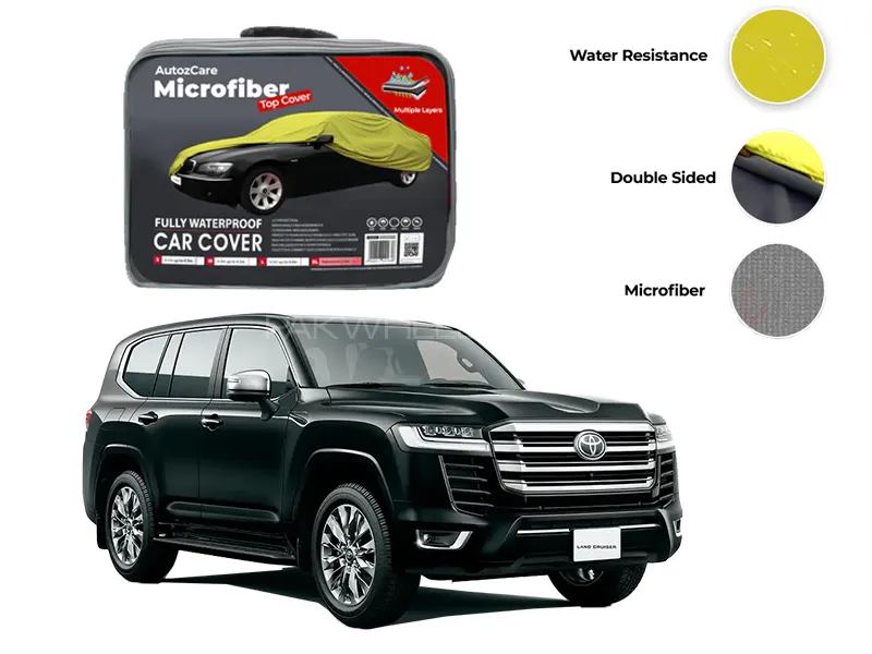 Toyota Land Cruiser LC300 Microfiber Car Top Cover - Model 2022-2024 Image-1