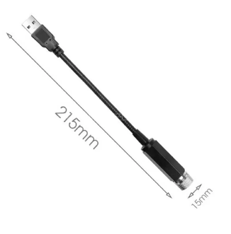Universal USB LED Car Atmosphere Starry Laser Projection Light Auto Interior Decorative Light Image-1