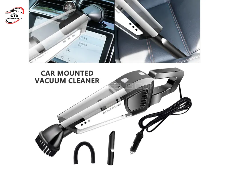 120W High-Power Car Vacuum Cleaner | Portable Handheld Interior Cleaning Device Image-1