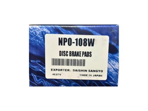 Nissin Rear Brake Pad Honda Civic 1996 | NPO-108W | Made in Japan Nissin Rear Brake Pad Honda Civic 1996 | NPO-108W | Made in Japan