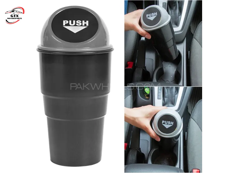 Car Garbage Can | Compact Dustbin & Rubbish Holder for Vehicle Interiors Image-1