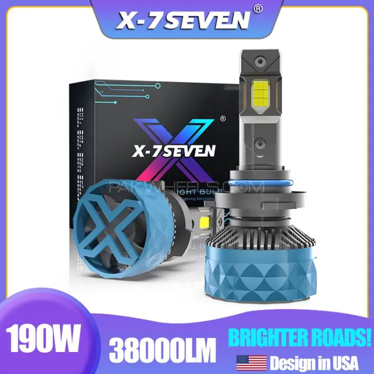 H7 -  X7 Seven Apollo Plus Series LED Headlights - 6500k Colour - For Mercedes, Alsvin, BMW, Tucson Image-1
