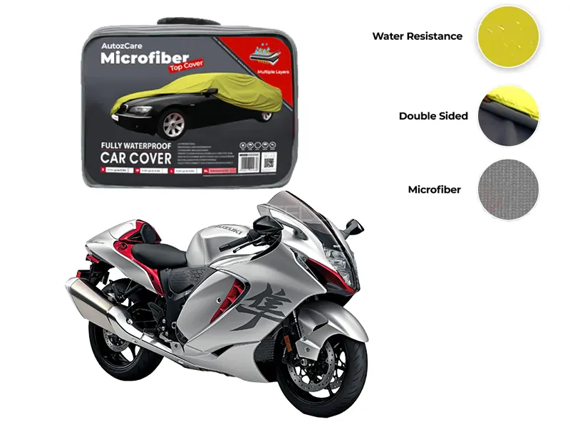 Suzuki Hayabusa Microfiber Top Cover Image-1