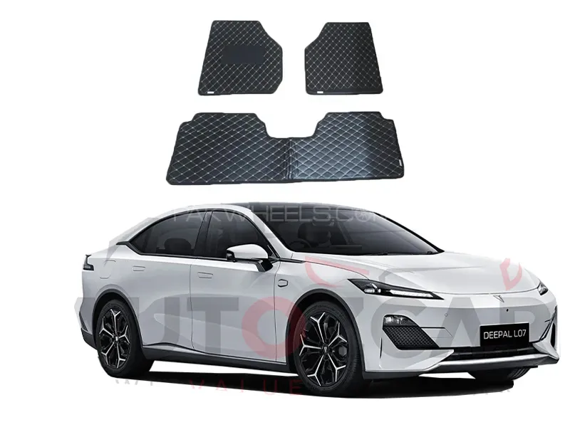 Changan Deepal L07 Model 2024-2025 7D Floor Mat ( Flat Style ) 3PCS  Image-1