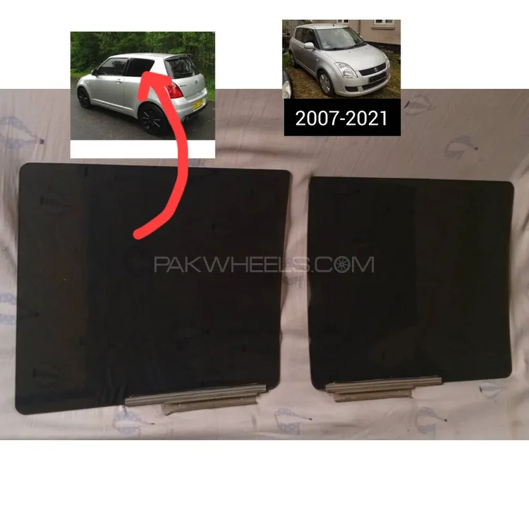 Factory Tint Tampered Glass Suzuki Swift 2nd gen Image-1
