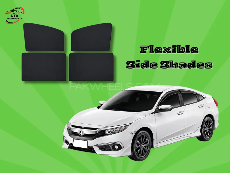 Flexible Side Shades for Honda Civic 2016–2021 Image-1