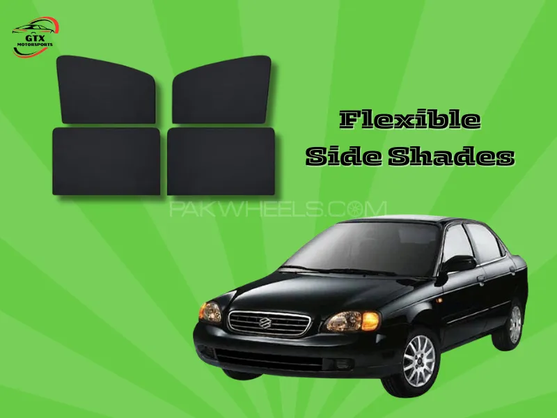 Flexible Side Shades for Suzuki Baleno 1998-2005 Image-1