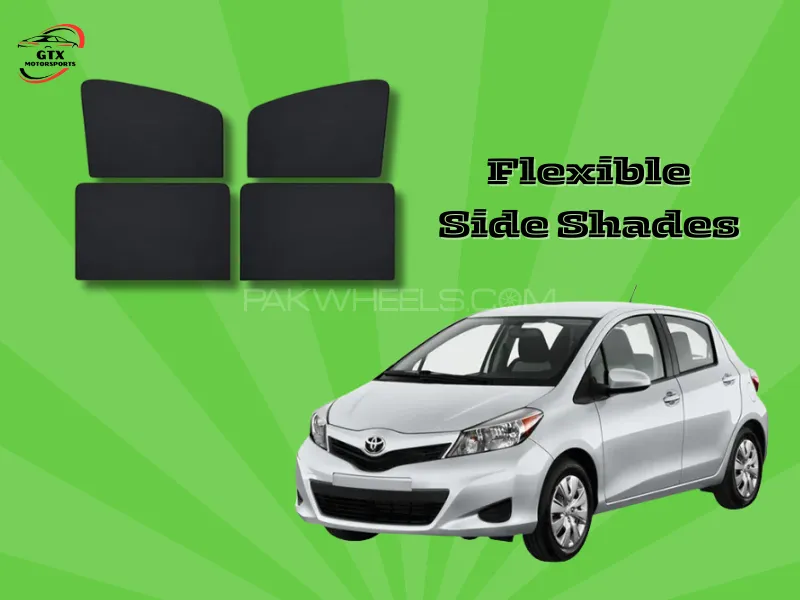 Flexible Side Shades for Toyota Vitz 2011–2016 Image-1