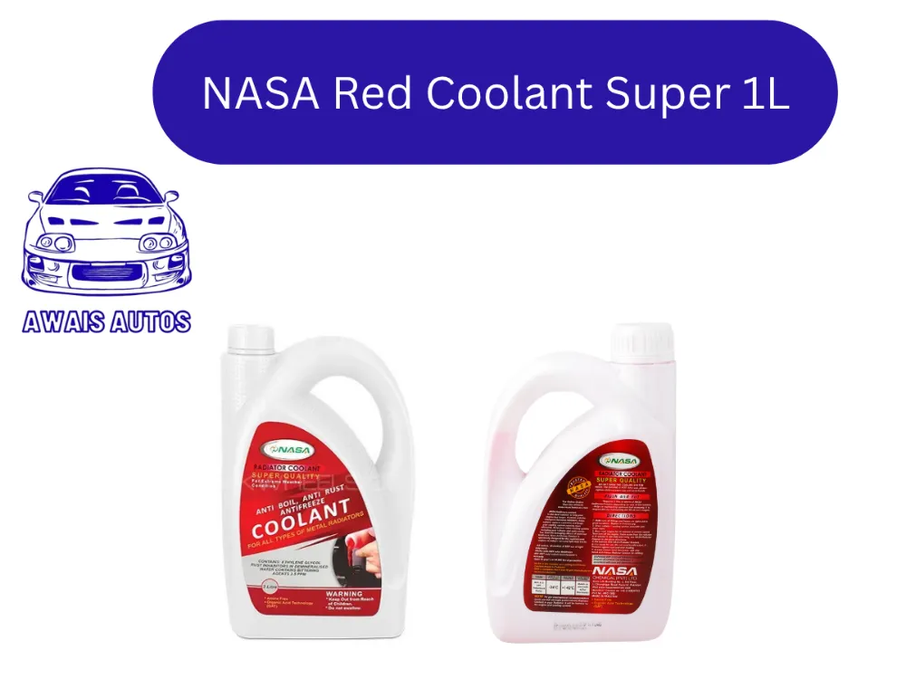 NASA Radiator Coolant Super Quality Red 1L | Advanced Engine Protection & Cooling Image-1