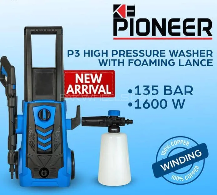 Pioneer P3 high Pursure car 1600 watts and 135 bar Image-1