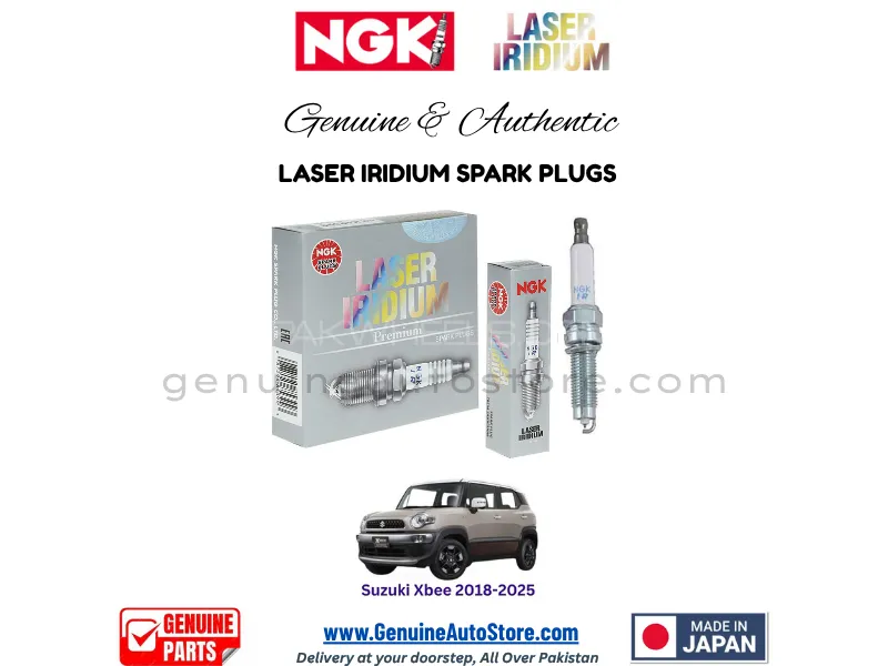 Suzuki Xbee 2018-2025 NGK LASER IRIDIUM SPARK PLUG - 3 PIECES Image-1