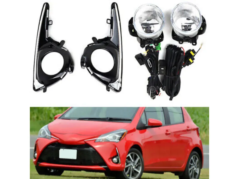 Toyota Vitz 2018-2025  Fog Lamp Complete IMPORTED Image-1