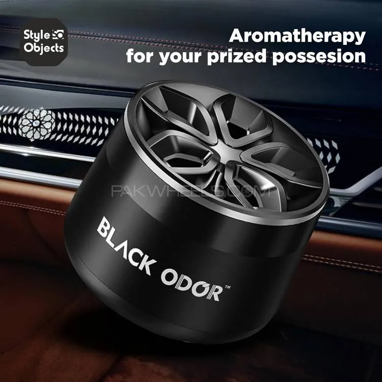 Black Odor Car Perfume  Image-1