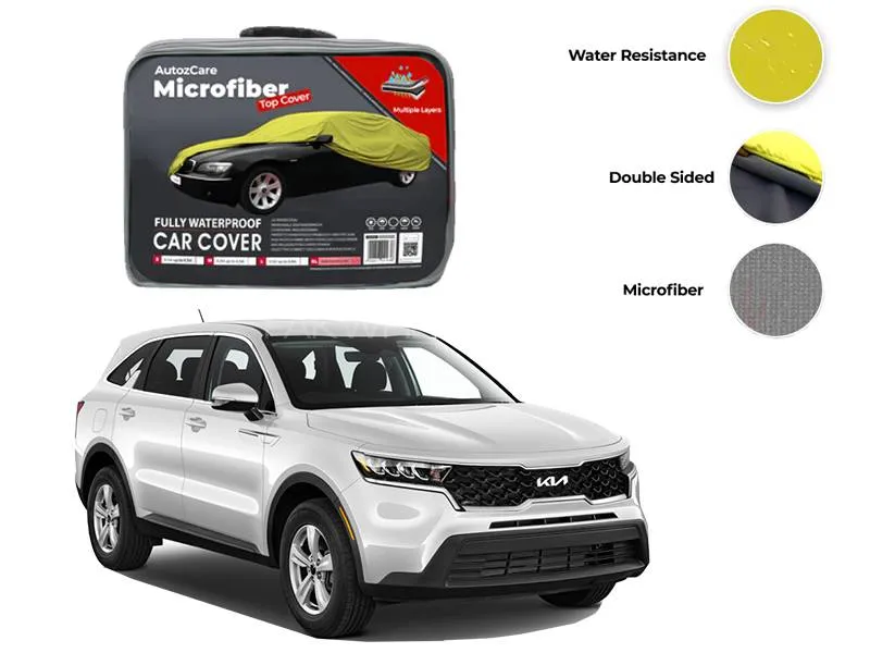 Kia Sorento Microfiber Car Top Cover - Model 2021-2024 Image-1