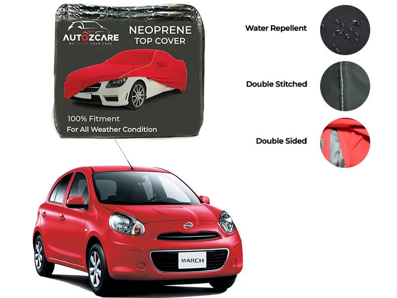 Nissan March Neoprene Top Cover - Model 2002-2010 Image-1
