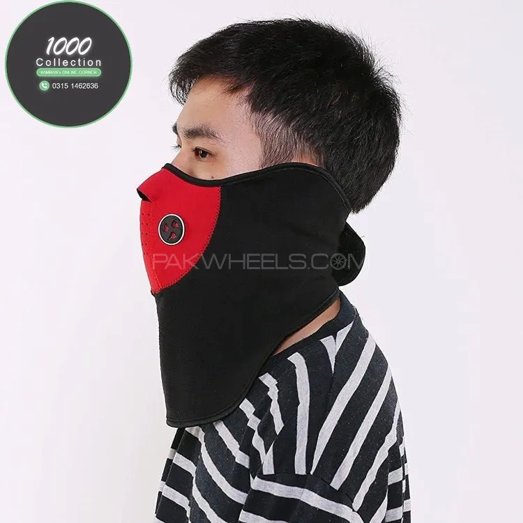 Washable Face Mask For bikers Image-1