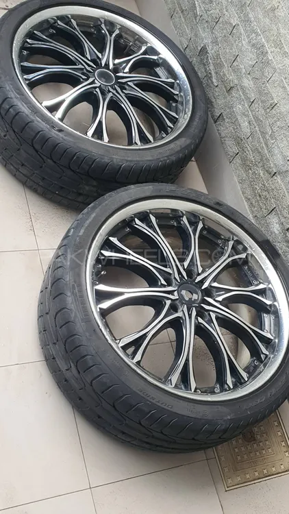 19 inch jdm Alloy Rims for sale with tyres Image-1
