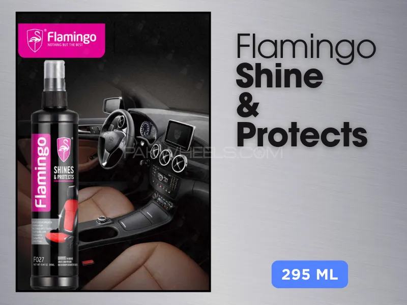 Flamingo Shines & Protects Protectants-295ML | Make Your Car Interior Shine with Flamingo Image-1