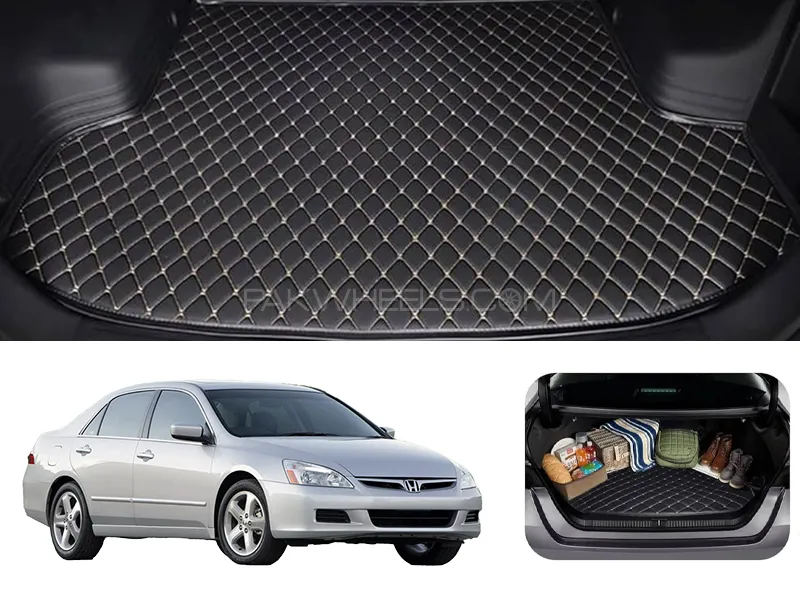   Honda Accord CL5 7D Custom Car Trunk Mat - Model 2002-2007 Image-1