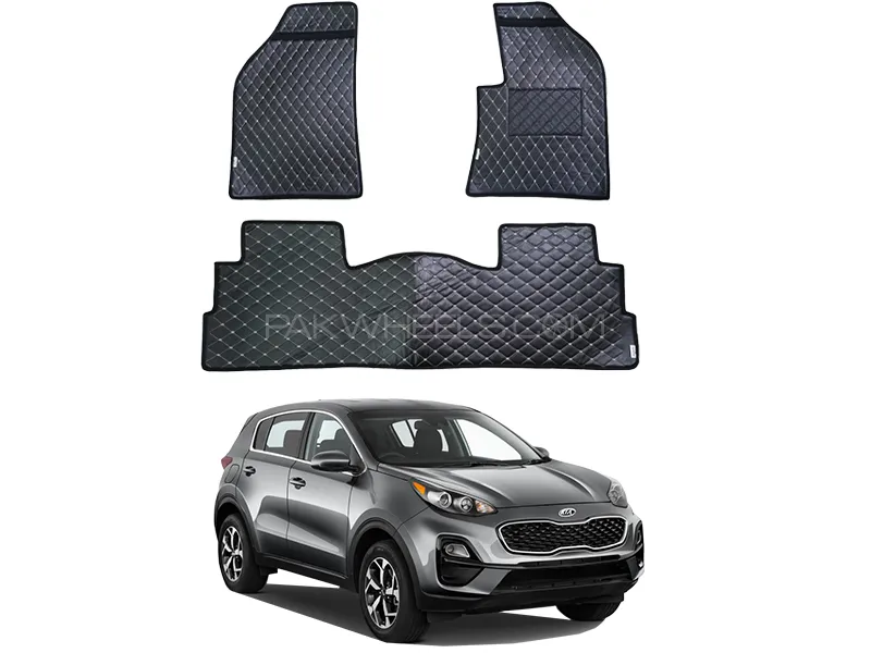 Kia Sportage 7D Floor Mats ( Flat Style ) - Model 2019-2024 Image-1