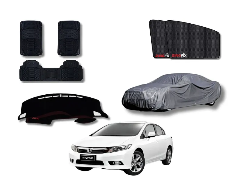 Honda Civic 2012–2016 Complete Interior & Exterior Protection Kit – 4 in 1 Image-1
