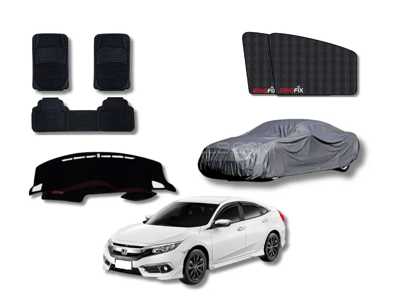 Honda Civic 2016–2021 Complete Interior & Exterior Protection Kit – 4 in 1 Image-1