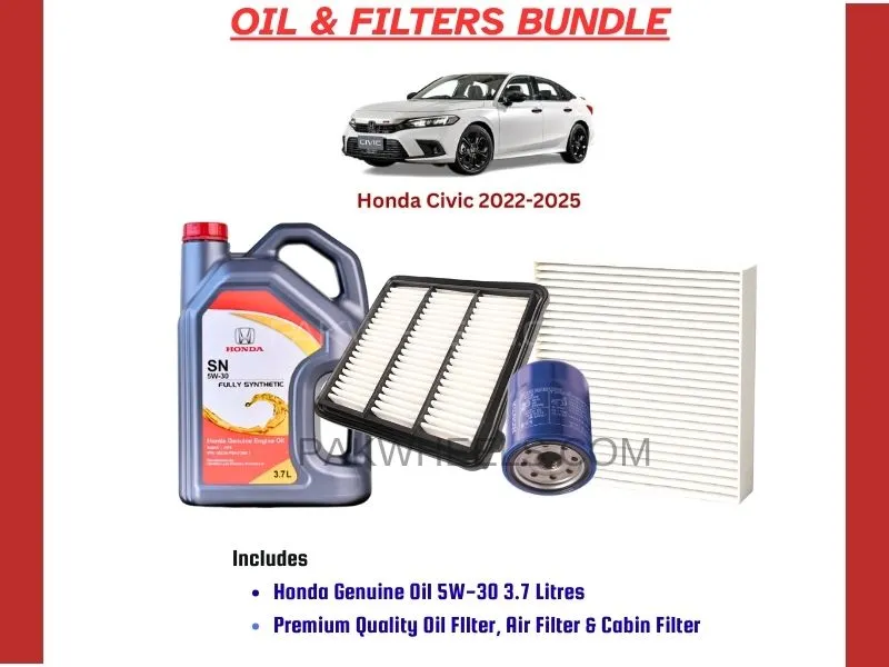 HONDA CIVIC 2022-2025 OIL AND FILTERS BUNDLE Image-1