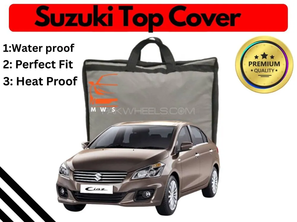 Black Parachute Waterproof Top Cover for Suzuki Ciaz 2017–2020 – Heatproof Image-1