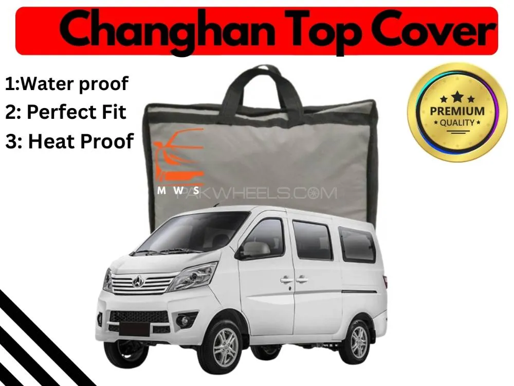Changan Karvaan 2018-2024 Top Cover | Black | Anti-Scratch | Parachute | Heat Proof | Water Proof Image-1
