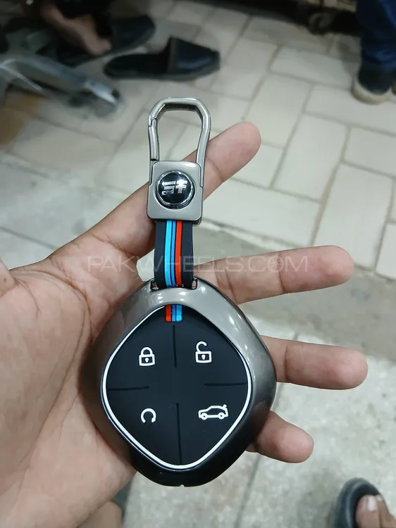 jetour dashing metallic key cover with metal shall Image-1