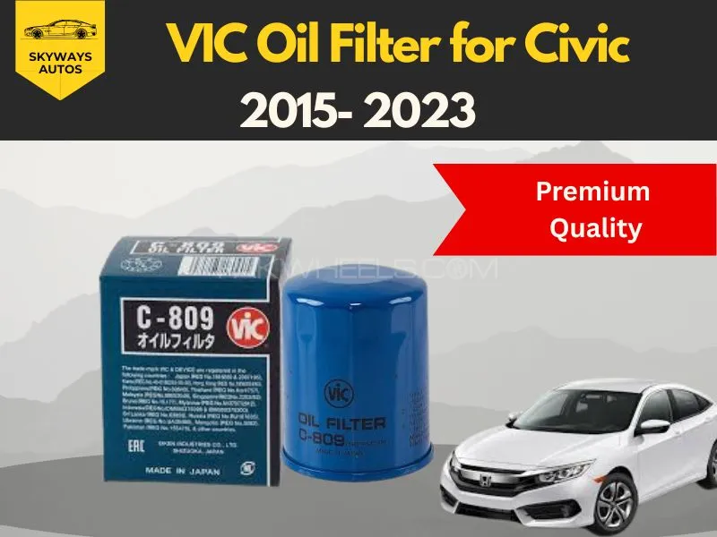 VIC Oil Filter for Honda Civic 2015-2023 - Premium Quality  Image-1