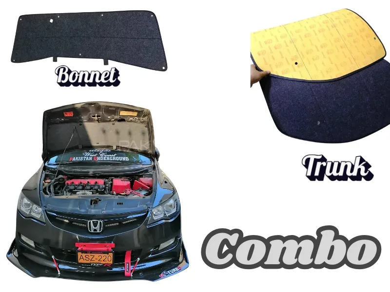 Combo Deal for Honda Civic Reborn (Bonnet Insulator + Trunk Insulator) Image-1