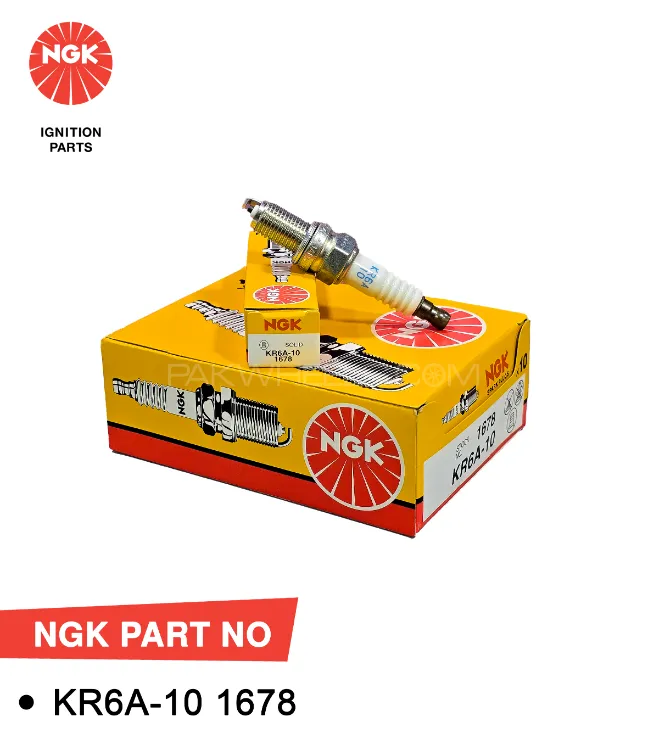 NGK Spark Plug For Suzuki Cultus Celerio , 2017-ON  (KR6A10)  (japan -Single Pc) Image-1