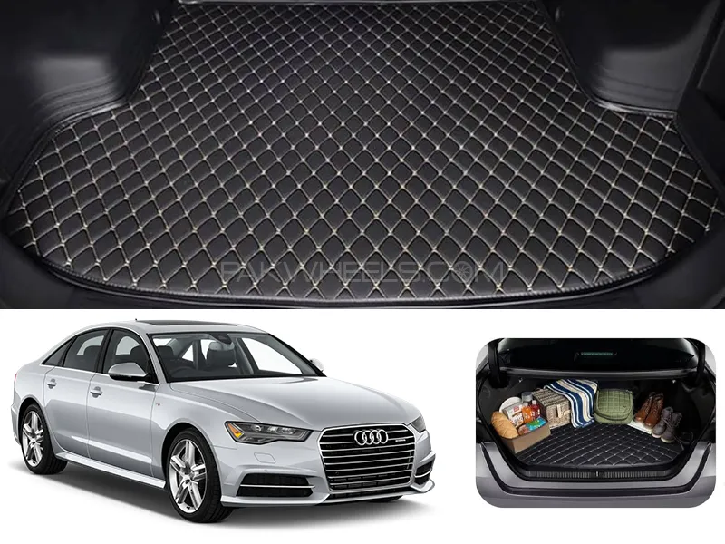 Audi A6 7D Custom Car Trunk Mat - Model 2011-2018 Image-1