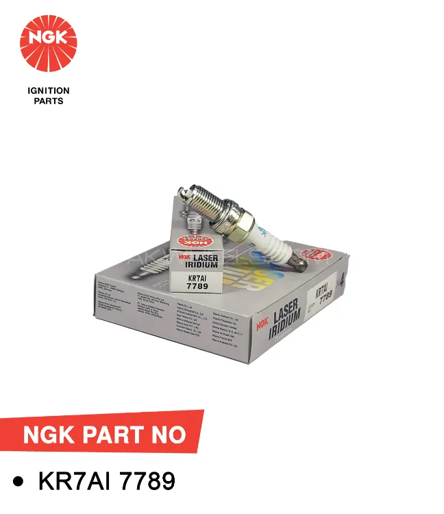 NGK Spark Plug For Suzuki Wagon-R, 1000cc, 2014~ON (KR7AI) Iridium (Japan -Single Pc) Image-1
