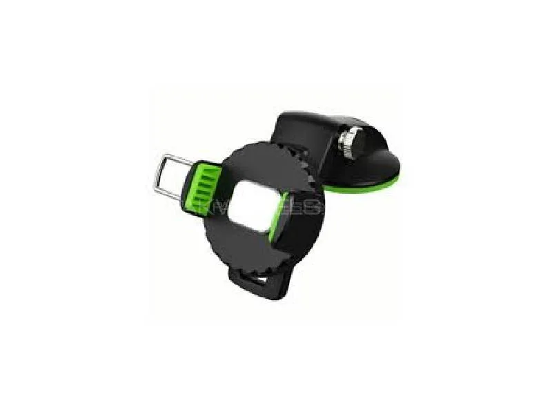 Diamond Suction Cup Mobile Phone Holder – Stylish Design, 360° Rotation, Strong Grip for Dashboard & Image-1