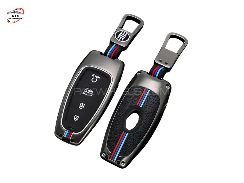 Hyundai Santa Fe Zinc Alloy Metal Key Cover  Image-1