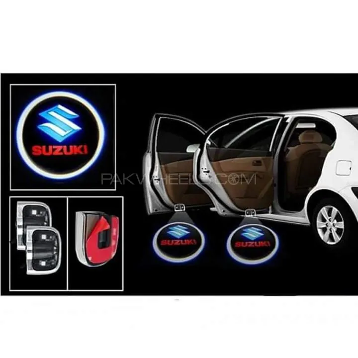 Car Door Projection Monogram Light,Car Door LED Ghost Shadow Light Logo door Welcome Light - 2 Piece Image-1
